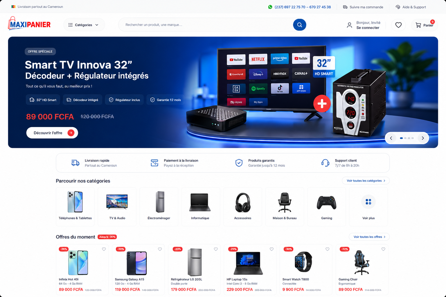 Maxipanier — marketplace e-commerce