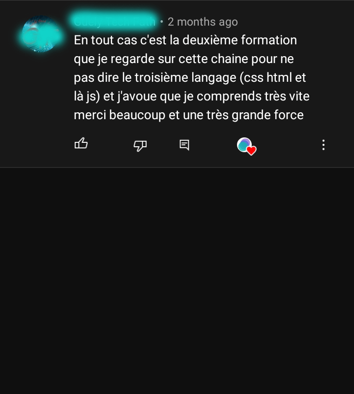 temoiniage de mes etudiants